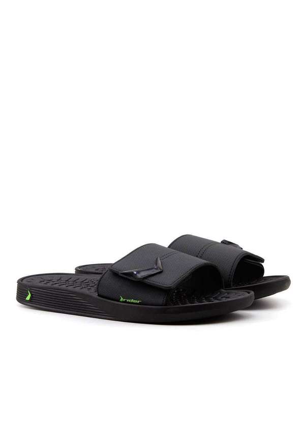 Chinelo Slide Rider Infinity Fuse Preto Pixole