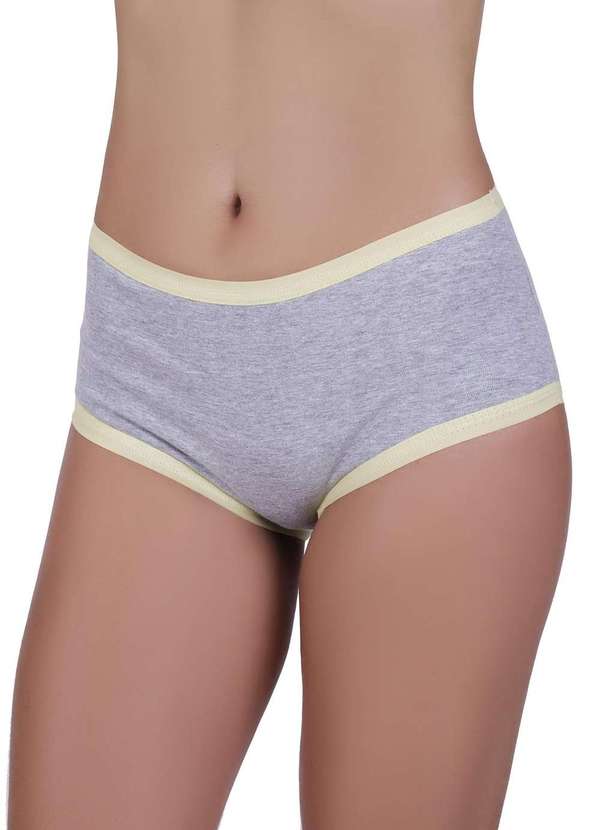 Calcinha Alegria Algodao Concept Lingerie Amarelo Amarelo Concept