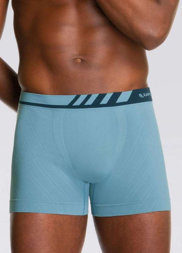 Cueca Boxer Lupo Azul Meias Sao Jorge