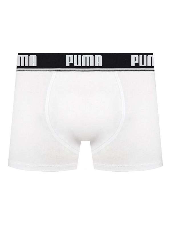 Cueca Boxer Puma Branco Meias Sao Jorge