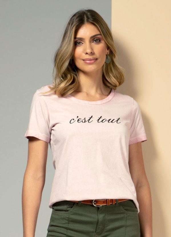 Blusa Rosa Transpar Ncia Nas Costas Quintess