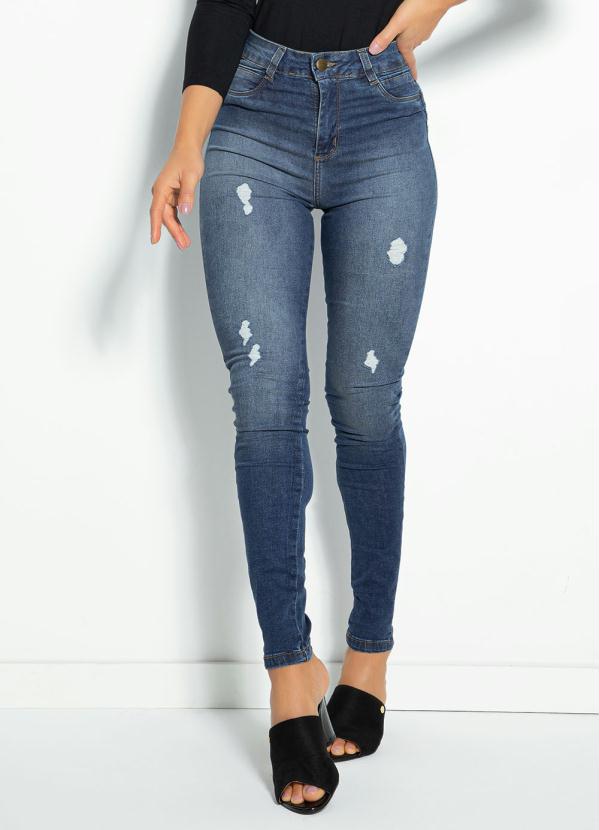 Calça Jeans Skinny Levanta Bum Bum Sawary Sawary Jeans