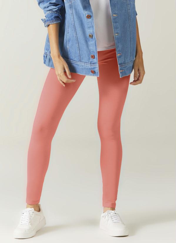 Calça Legging Feminina em Cotton Coral Malwee