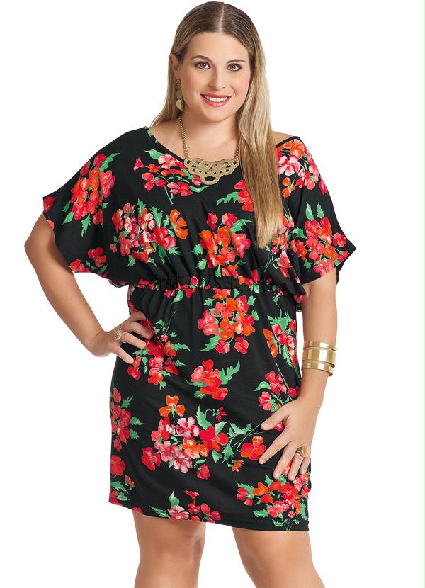 Vestido Floral Plus Size Marguerite