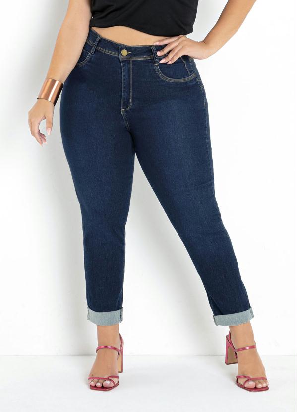 Calça Jeans Cropped Bolsos Sawary Plus Size Sawary Jeans