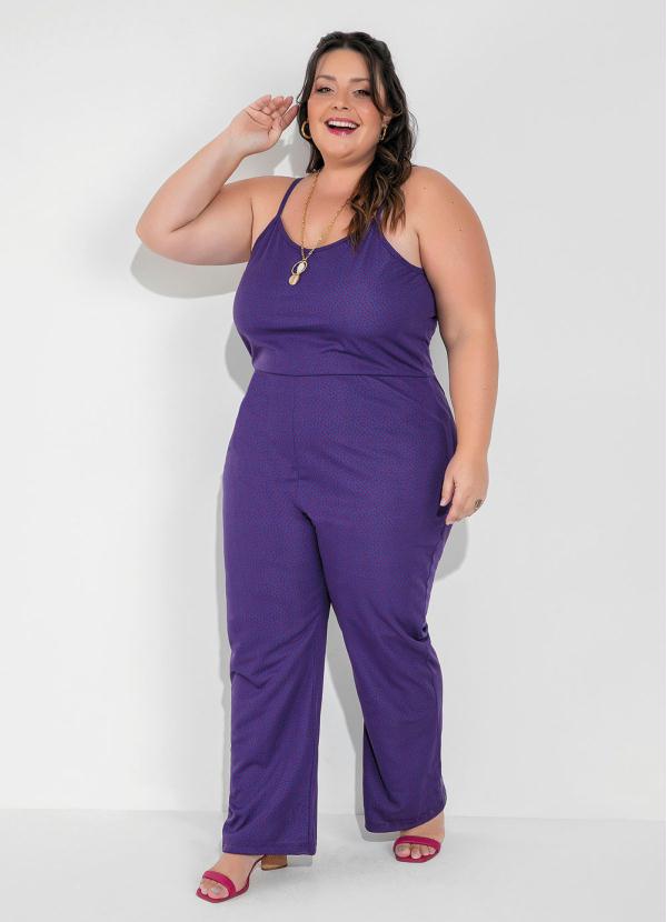 Macac O Po Roxo De Al As Finas Plus Size Marguerite