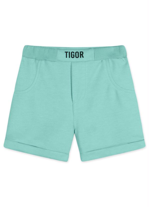 Bermuda Antiviral Infantil Masculina Azul Tigor T Tigre