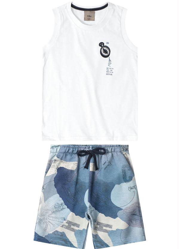 Conjunto Adventure Menino Branco Carinhoso