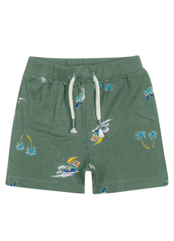 Trick Nick Shorts Infantil Masculino Beach Baby Verde