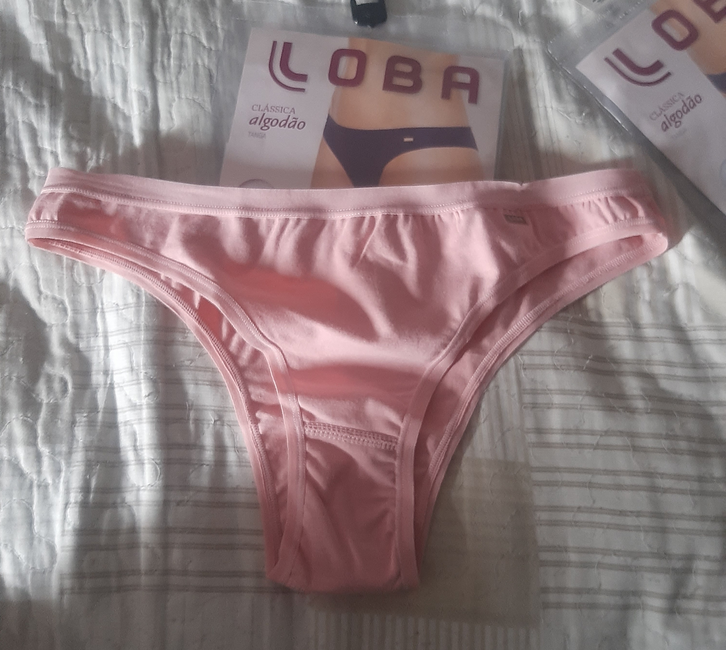 Calcinha Tanga Loba 40354-001 8000-Cinza-Mescla - Meias Sao Jorge
