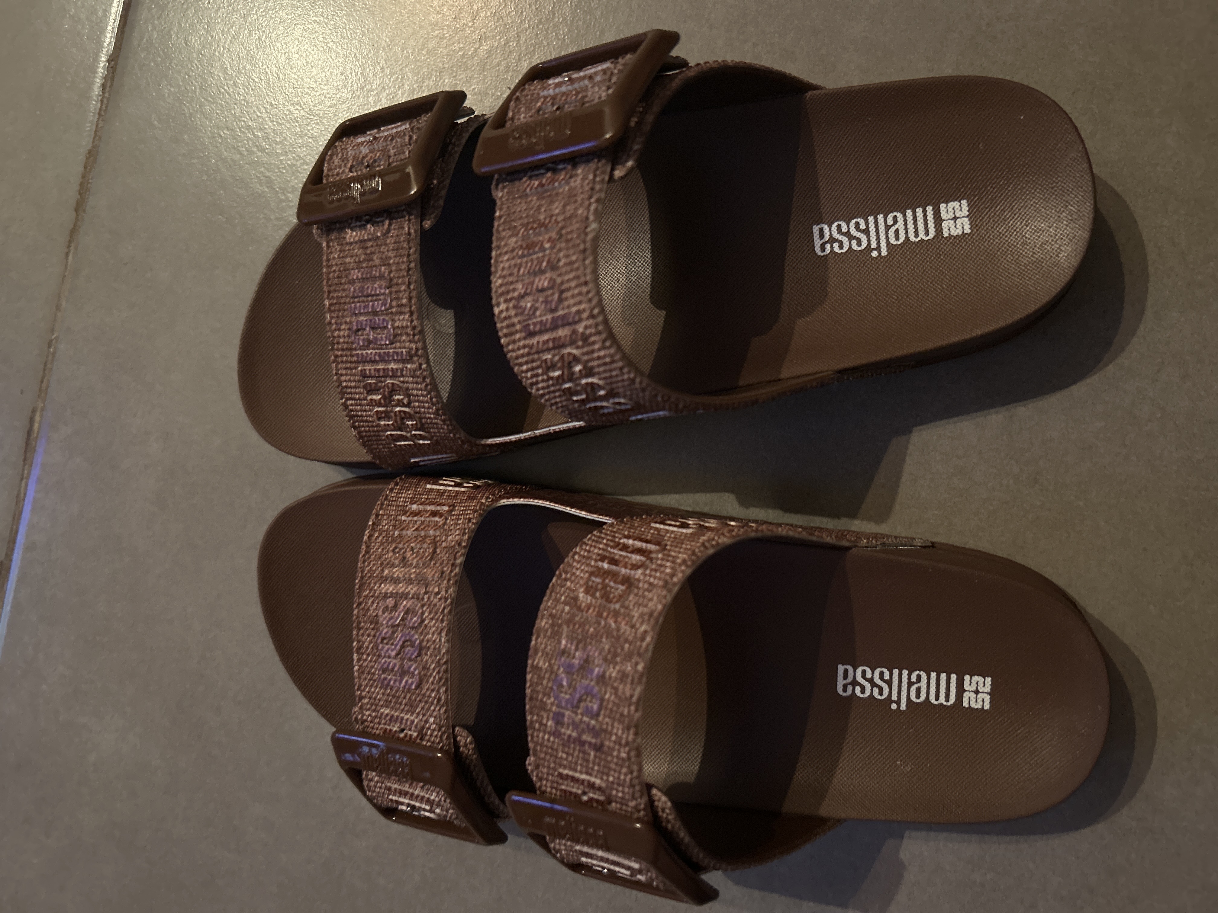Melissa Cozy M-Lover Slide Denim 36146 - Café - Clovis Calcados