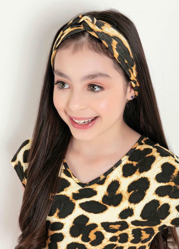 Kolormagic - Faixa Infantil Onça para o Cabelo