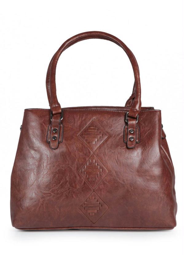 Baouluan - Bolsa Básica Feminina Losangos Preto