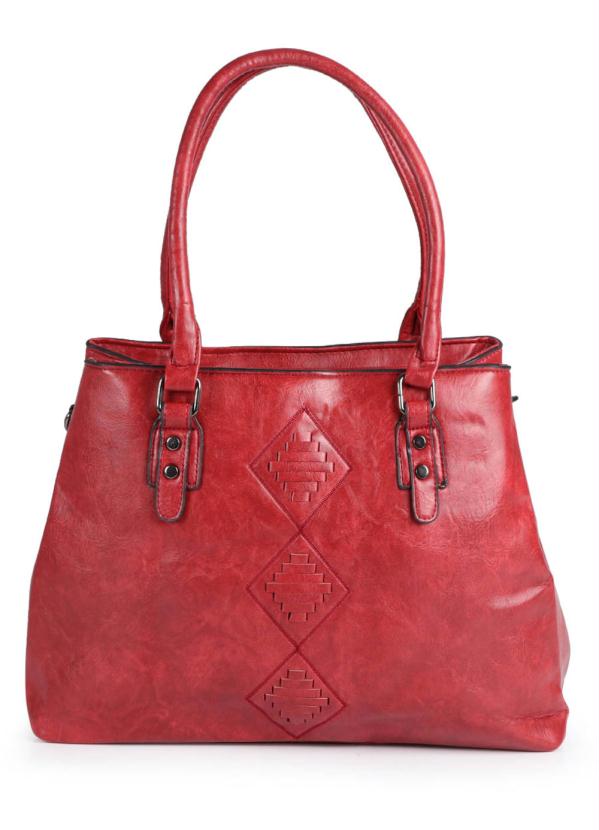 Baouluan - Bolsa Básica Feminina Losangos Taupe