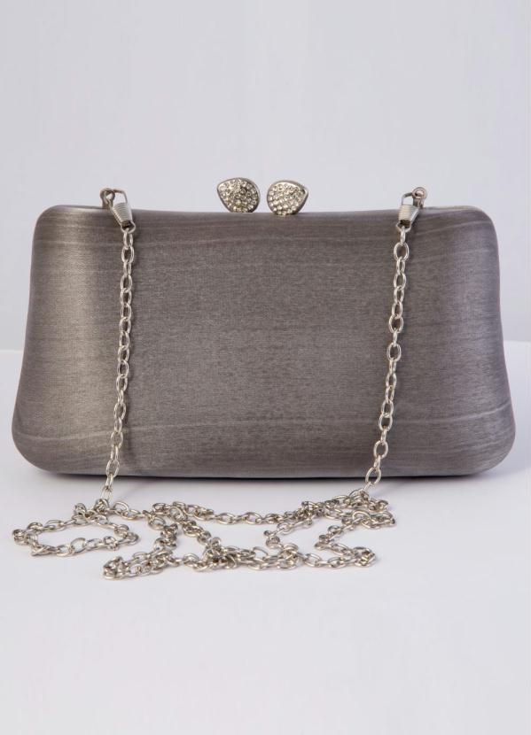 clutch bolsa beige