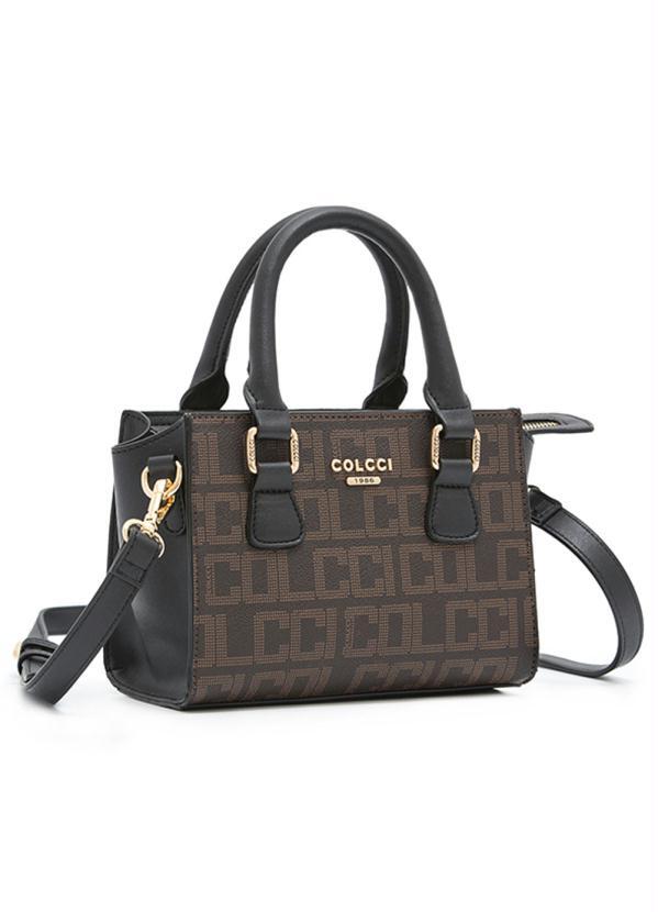 Colcci - Bolsa Crossbody Logomania Marrom