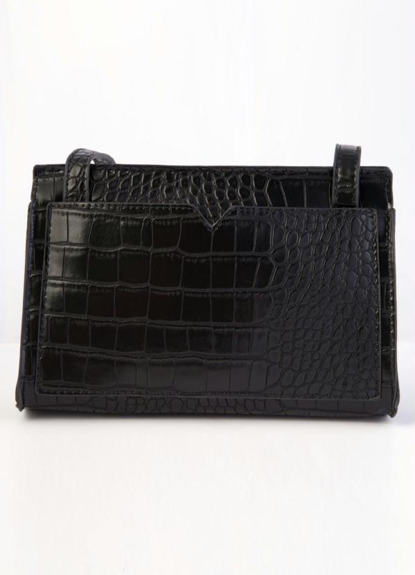 croc textured bolsa