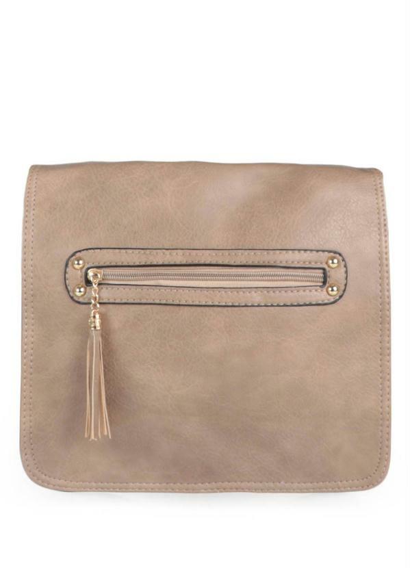 Baouluan - Bolsa Transversal Feminina Carteiro Caramelo