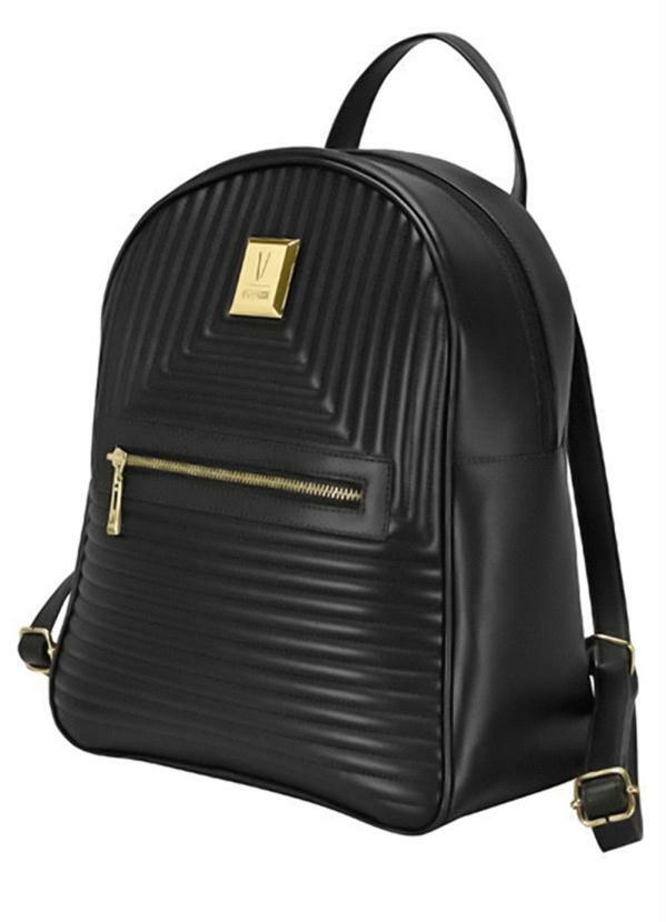 Vizzano - Mochila Vizzano Preta em Sintético