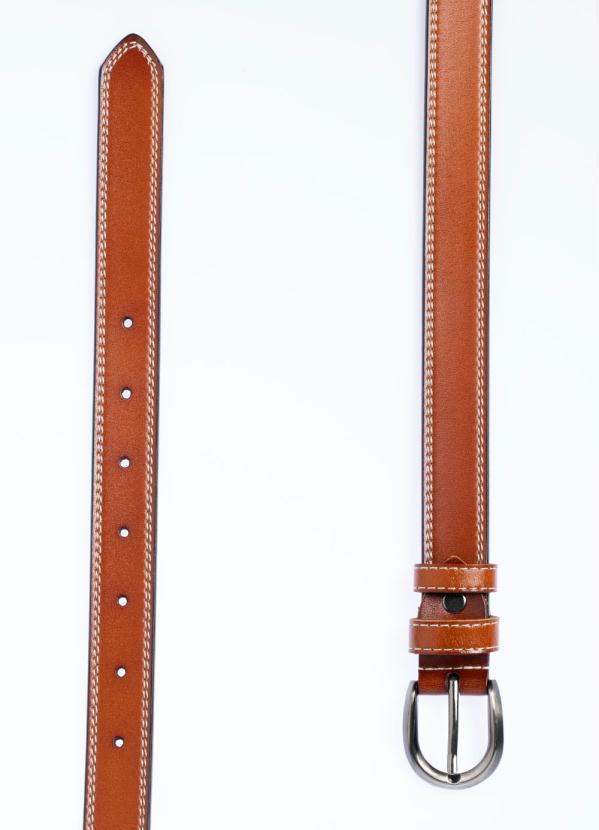 Quintess - Cinto Marrom com Fivela Chumbo 2