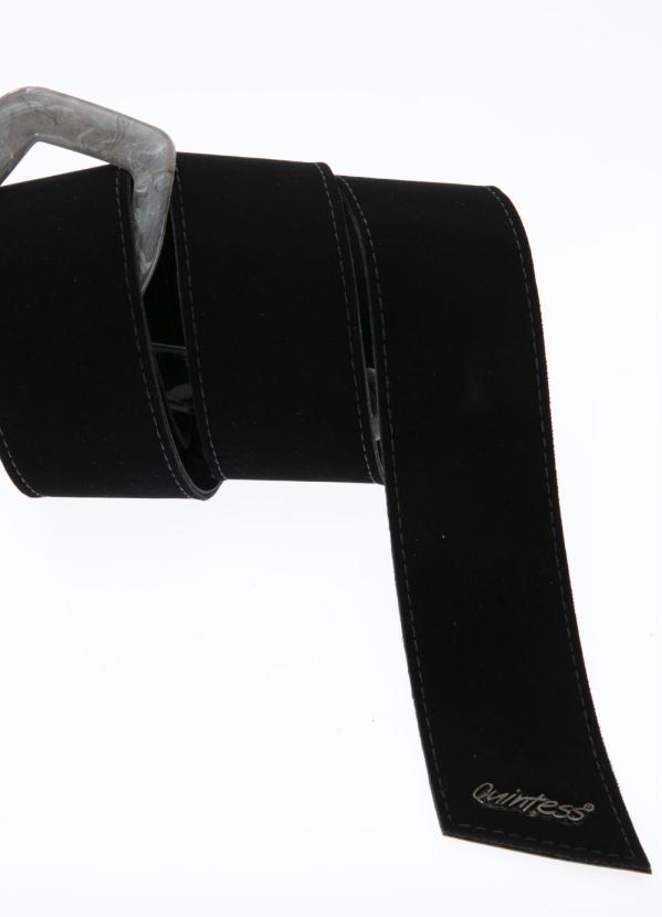 Quintess - Cinto Preto com Fivela Marmorizada 3
