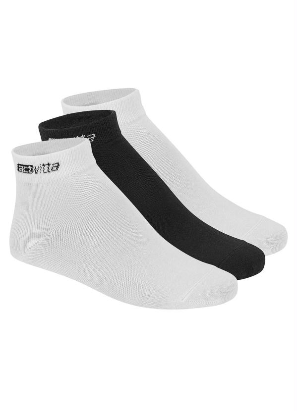 Actvitta - Kit 3 Meias Activitta Cano Médio 39 Ao 43
