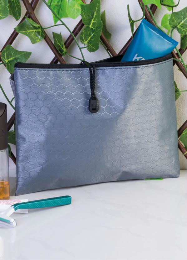 Lar e Lazer - Necessaire Média Cinza