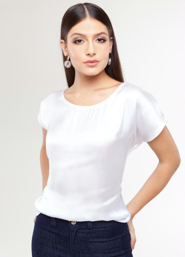 Quintess - Brinco Médio Dourado Quintess com Detalhe Tweed 2