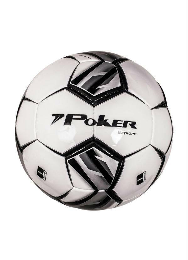 Outlet - Bola Futsal Poker Explore Extra Branca/Preta
