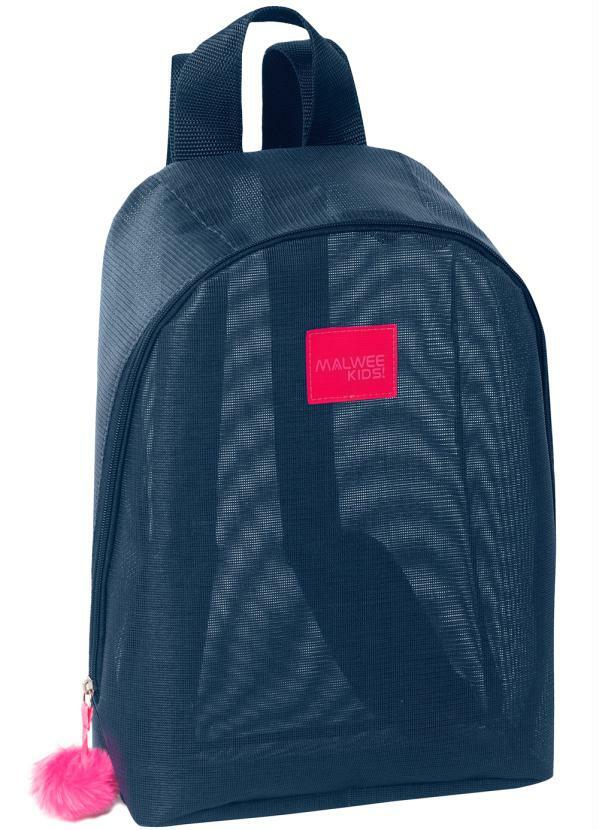 Malwee Kids - Mochila Azul Marinho em Tela Menina