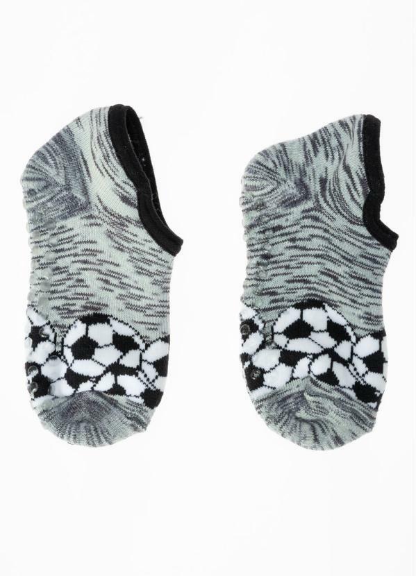 Alma Dolce - Meia Infantil Sapatilha Menino Bola de Futebol 2
