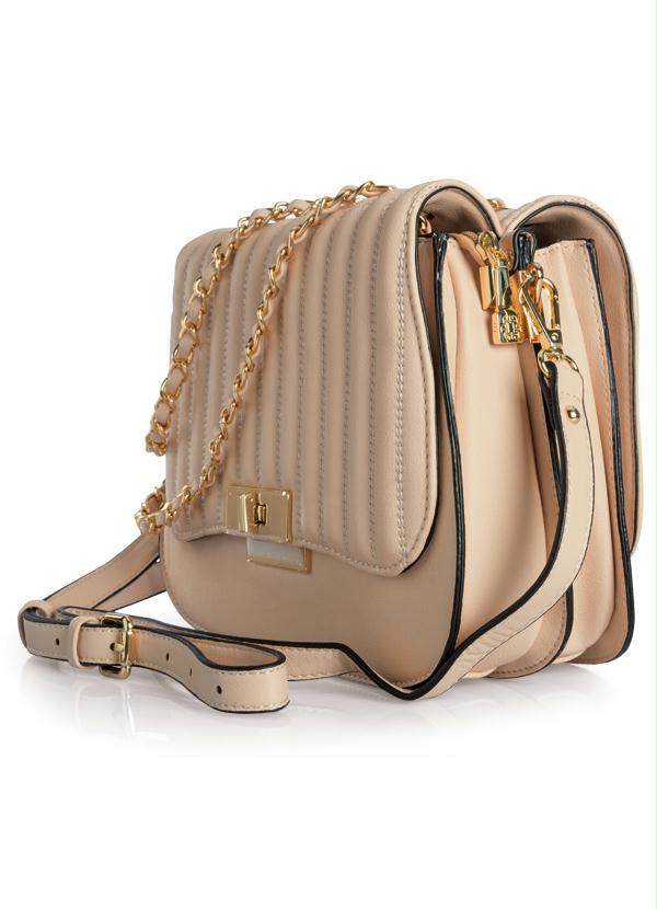 Ah - Bolsa Ana Hickmann com Alça de Corrente Nude 2