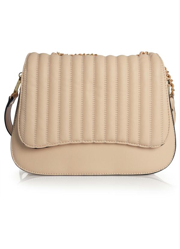 Ah - Bolsa Ana Hickmann com Alça de Corrente Nude 3