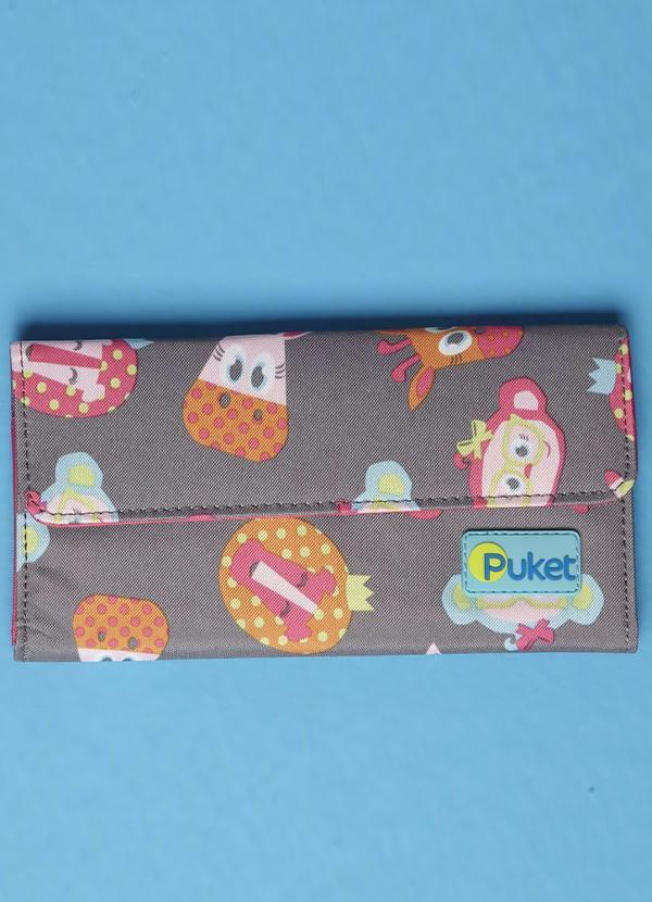Puket - Carteira Feminina Adulto Preta Puket