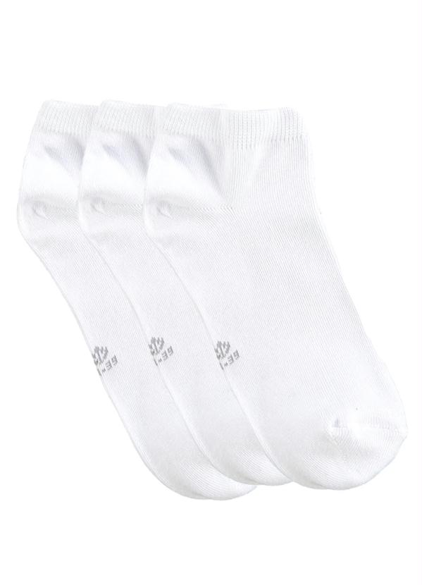 Malwee - Kit Meia Cano Mini Branca Liberta