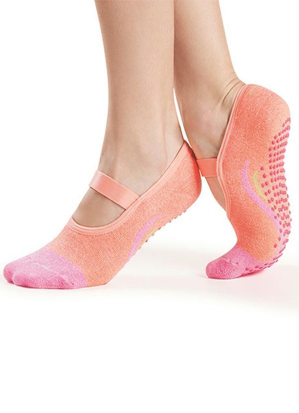 Puket - Meia Sapatilha para Pilates Laranja Puket