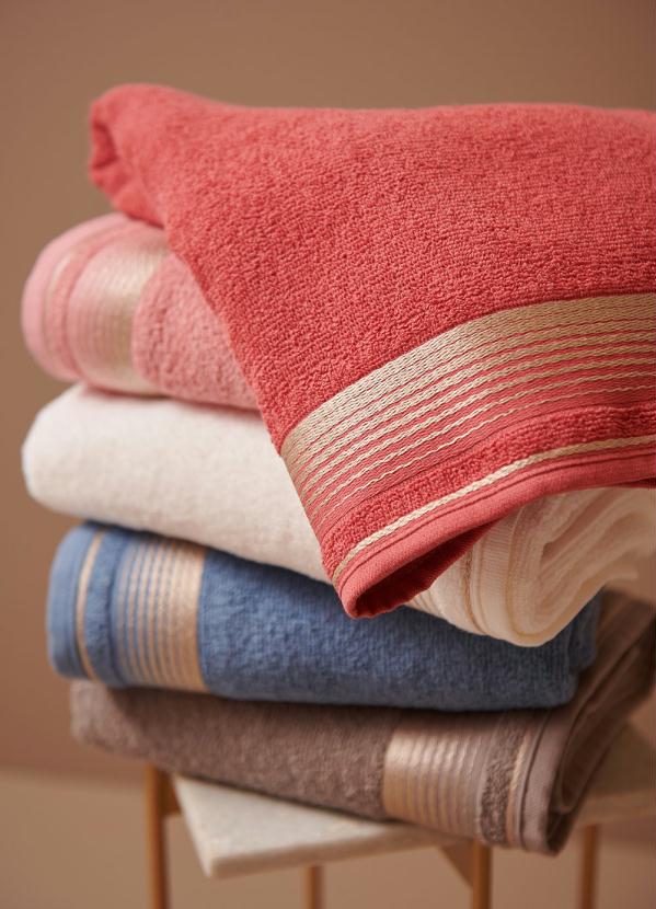 Lar e Lazer - Jogo de Toalhas Rosa 2 Peças