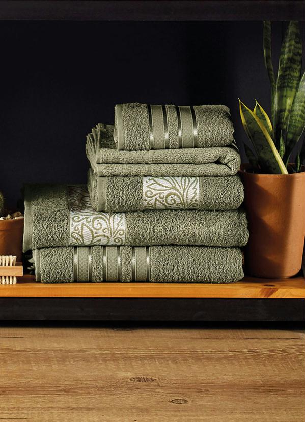 Teka - Jogo de Toalhas Verde 5 Peças