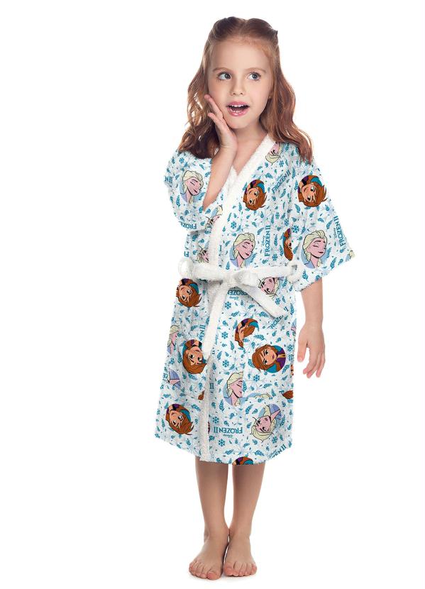 Lepper - Roupão Felpudo Pp Frozen 1 Peça
