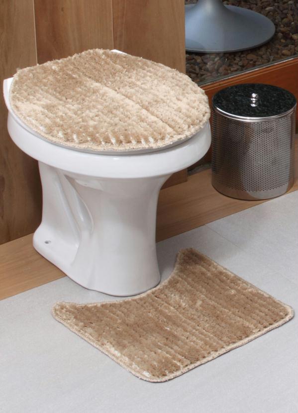 Lar e Lazer - Jogo de Banheiro Bege 3 Peças 2