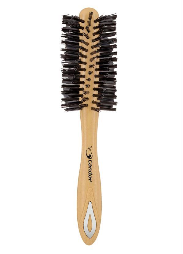 Condor - Escova de Cabelo em Madeira Redonda 22 cm