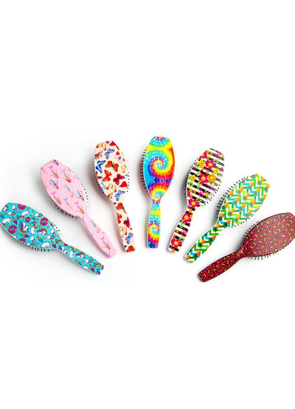 Lar e Lazer - Escova Oval em Plástico Estampada 1 Peça 2