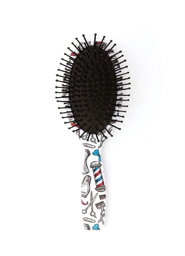 Lar e Lazer - Escova Oval em Plástico Estampada 1 Peça 3