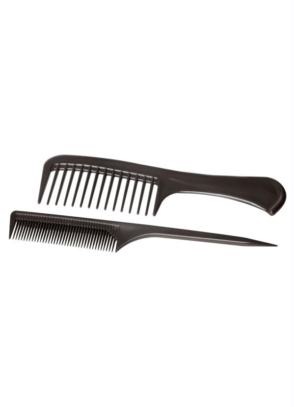 Lar e Lazer - Kit Pentes Profissional Afro para Cabelos 2 Peças