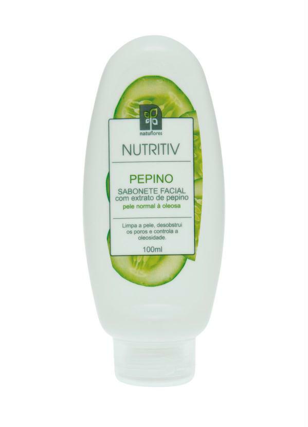 Natuflores - Sabonete Facial Pepino Peles Oleosas 100 Ml