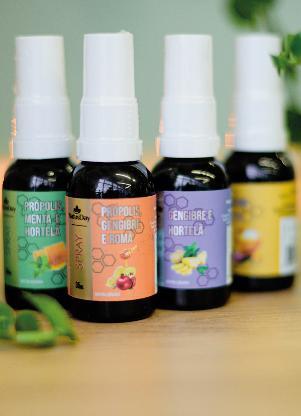 Lar e Lazer - Aromatizante Bucal Própolis Gengibre e Romã-35ml - LAR E LAZER