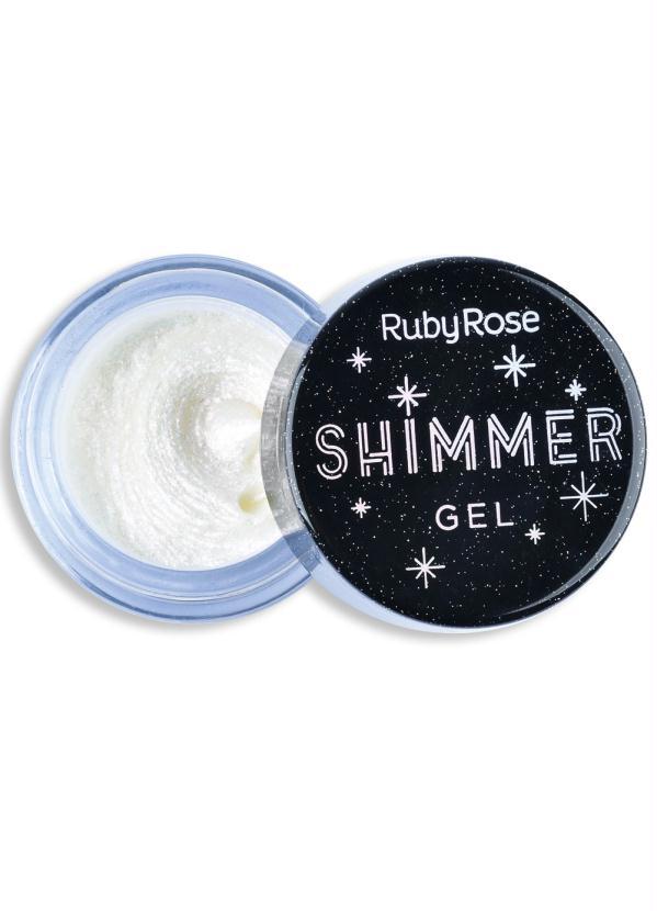 Ruby Rose - Shimmer Glitter em Gel Prata