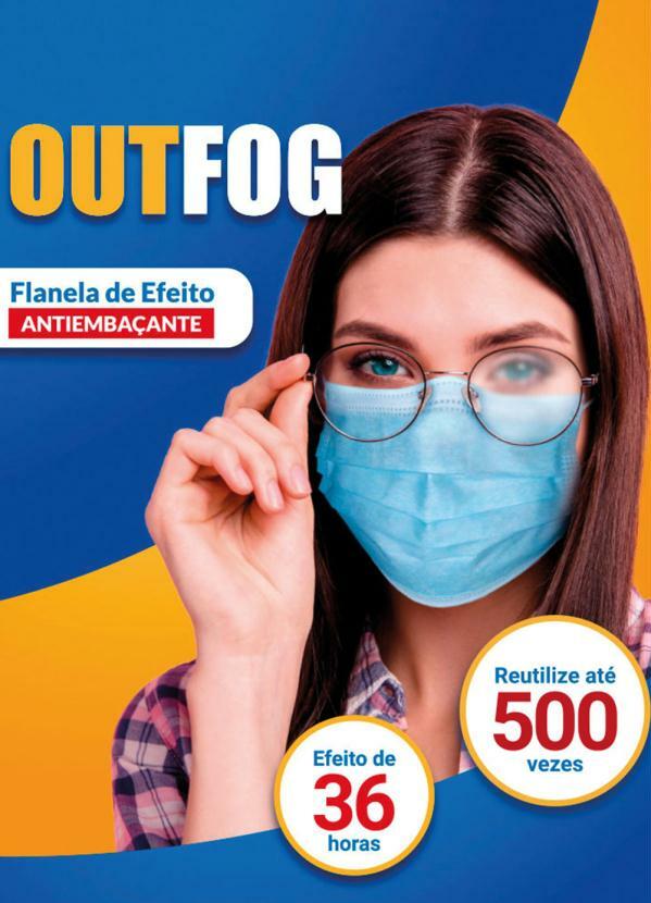 Lar e Lazer - Flanela Antiembaçante Outfog Bege 1 Peça