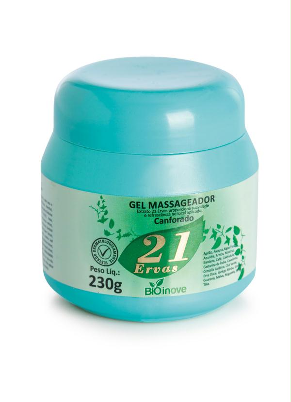 Gel Massageador Ervas Gramas Lar Lazer