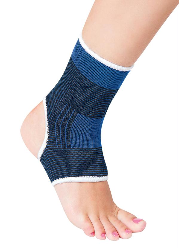Lar e Lazer - Par de Tornozeleira Ortopédica Azul 2 Peças 3